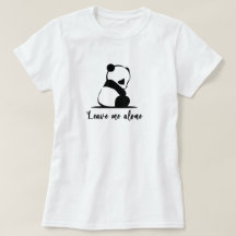 Panda T-shirt Cute Giant Panda Ledsen Panda Shirt