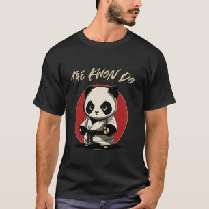 Panda Taekwondo - Funny TKD Koreanska martialkonst T Shirt
