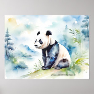 Panda tar med lycka till poster