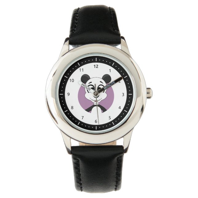 Panda tecknad film klocka (Framsida)