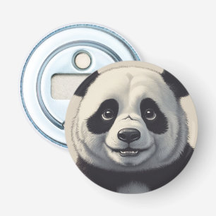Panda Tecknad Teckning Art Flasköppnare