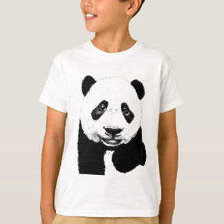 Panda teckning tee shirt