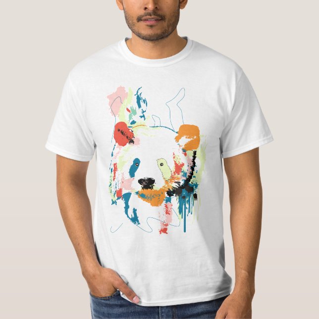 panda tee shirt (Framsida)