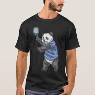 Panda Tennis Tennis racket T Shirt