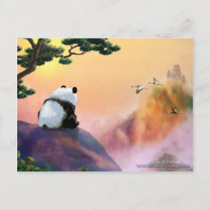 Panda Tittar ut Vykort