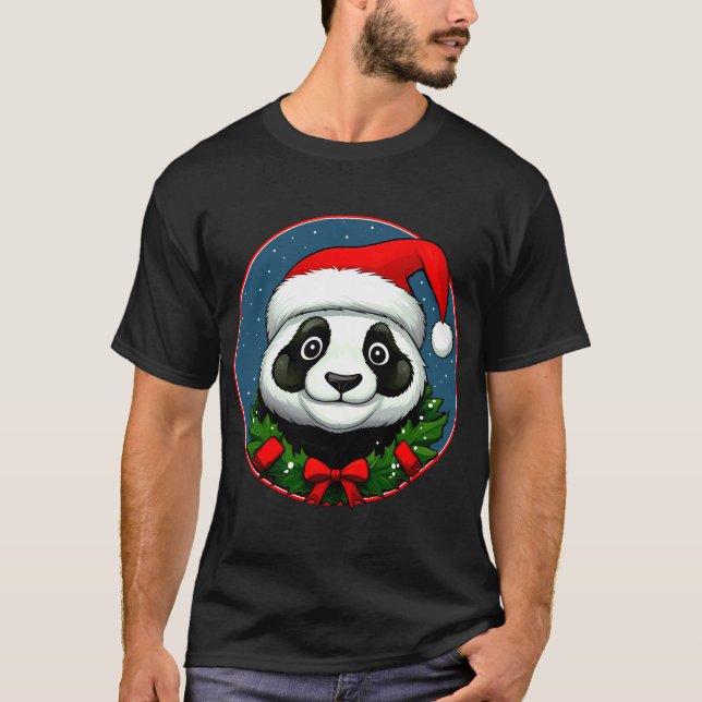 Panda tomte t-shirt (Framsida)