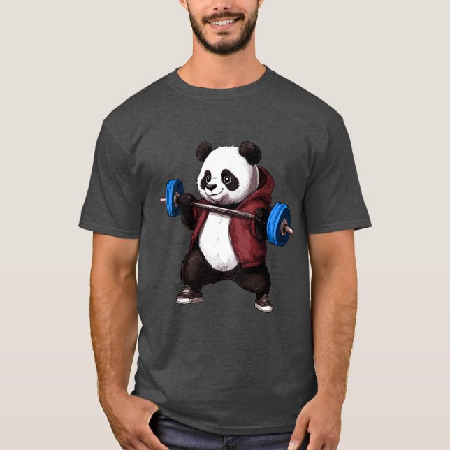 Panda Tränare T-Shirt (Framsida)