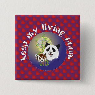 Panda Treffen Buttons Knapp