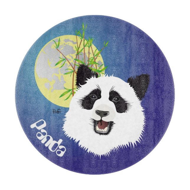 Panda Treffen Glasbrett (Framsidan)