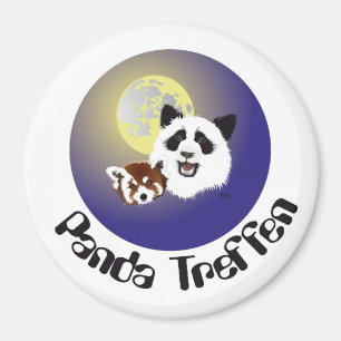 Panda Treffen Magnet