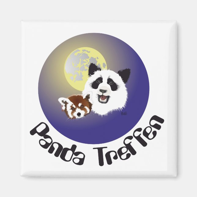Panda Treffen Magnet (Framsidan)