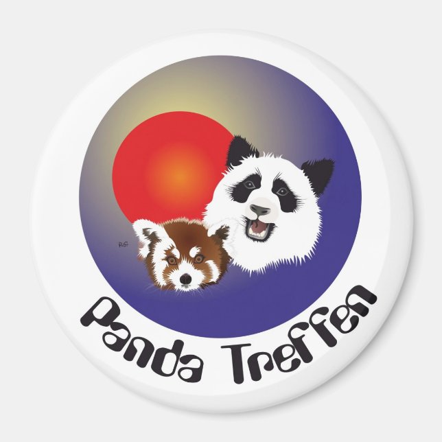 Panda Treffen Magnet (Framsidan)