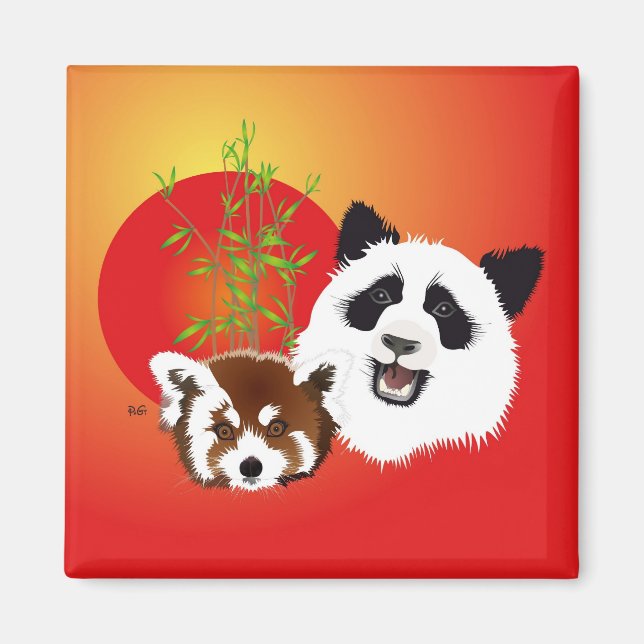 Panda Treffen Magnet (Framsidan)