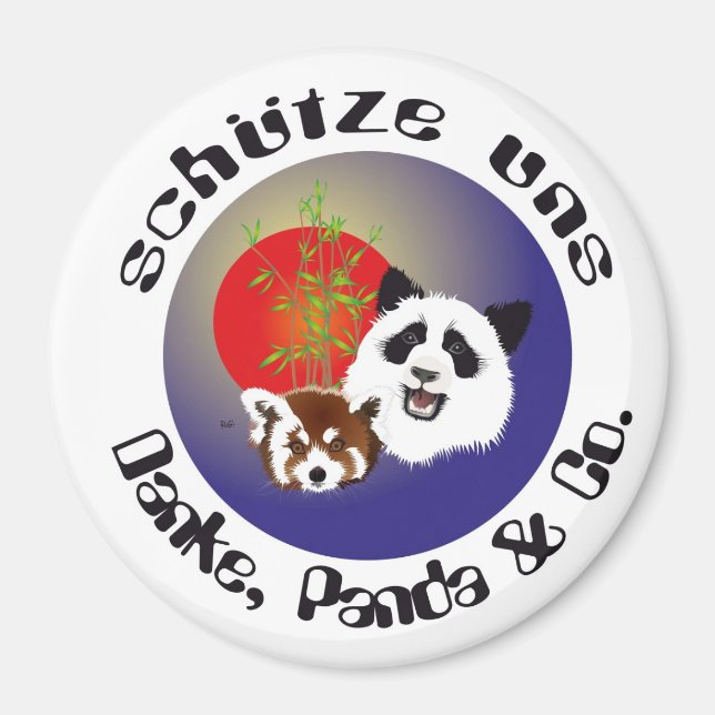 Panda Treffen Magnet (Framsidan)