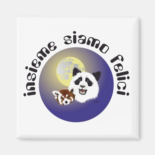 Panda Treffen Magnet (Framsidan)