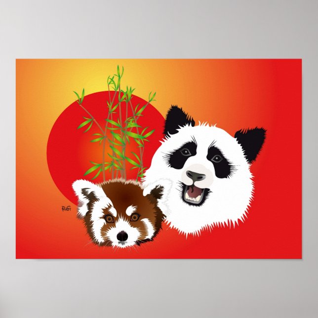 Panda Treffen Poster (Framsidan)