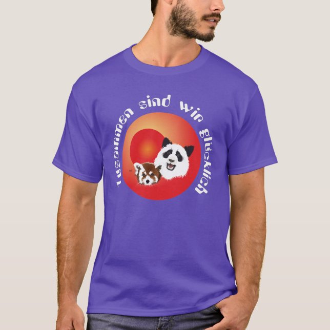 Panda Treffen - Shirt Tröja (Framsida)