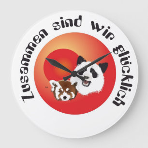 Panda Treffen Uhr Stor Klocka