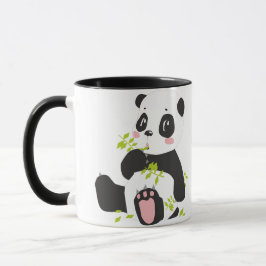 Panda-tryckt kaffe mugg