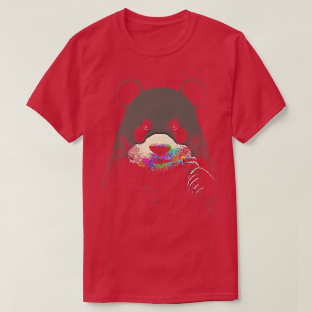 Panda Unicorn (ML) T Shirt (Design framsida)