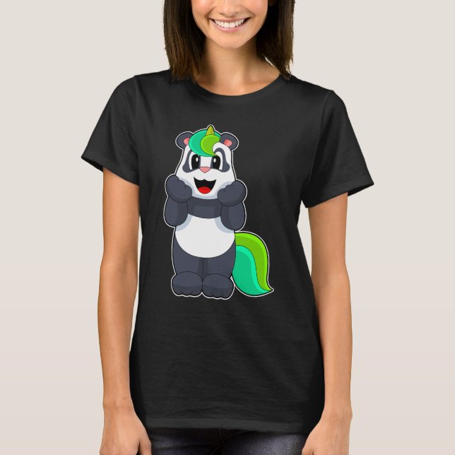 Panda Unicorn T Shirt (Framsida)