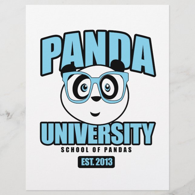 Panda Universiteten - Blue (Framsida)