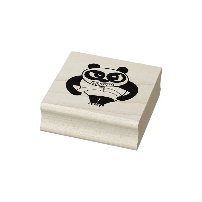 Panda-utformandet i arg Ansikte Stämpel (Stämpel)