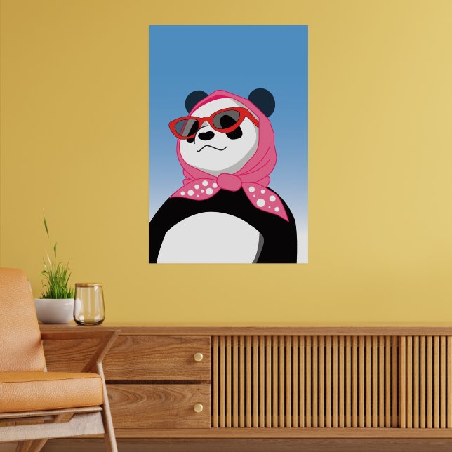Panda Väggkonst (Vardagsrum 2)