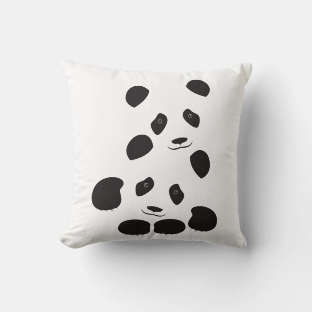 Panda vänskap kudde (Framsida)