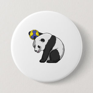 Panda vid Handball Sports Knapp