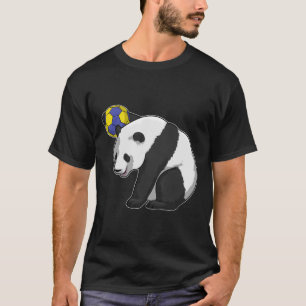 Panda vid Handball Sports T Shirt
