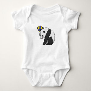 Panda vid Handball Sports T Shirt