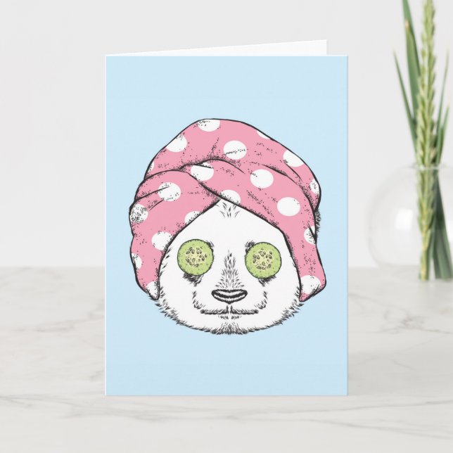 Panda vid Spa Kort (Framsida)