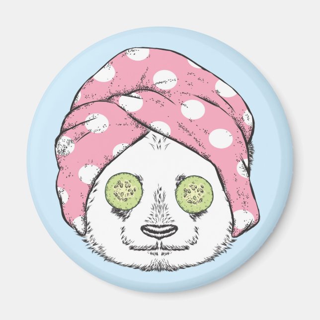 Panda vid Spa Magnet (Framsidan)