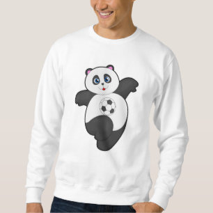 Panda vid sportsport lång ärmad tröja