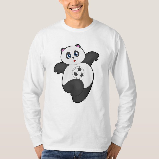 Panda vid sportsport t shirt (Framsida)