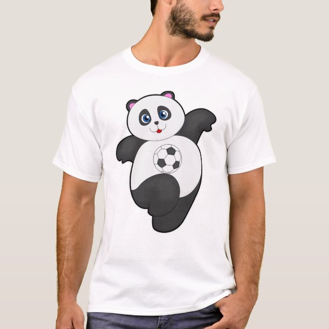 Panda vid sportsport t shirt (Framsida)