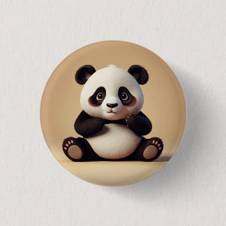 panda,Viktigt, enkelt och snyggt Knapp