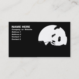 panda. visitkort