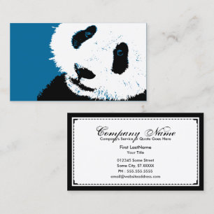Panda. Visitkort