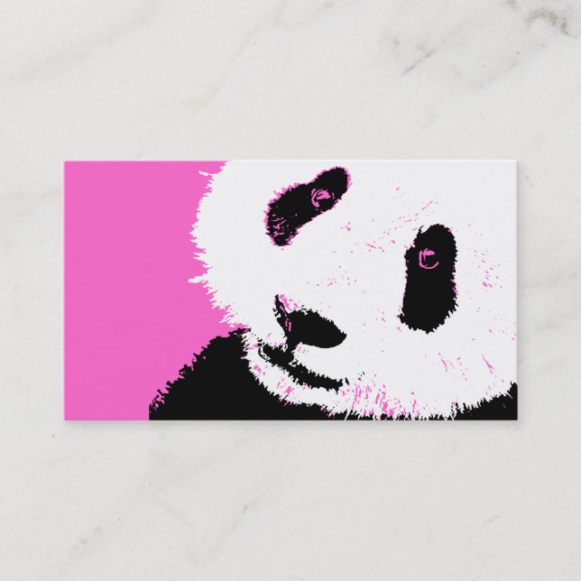 panda. visitkort (Framsida)