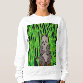 Panda (vit) - Damtröja T Shirt