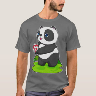 Panda Volleybollspelare Volleyboll T Shirt