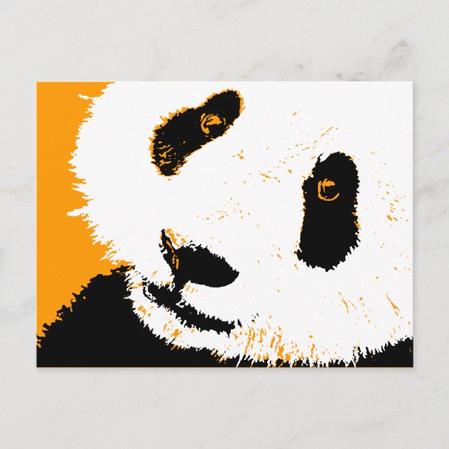 Panda. Vykort (Framsida)