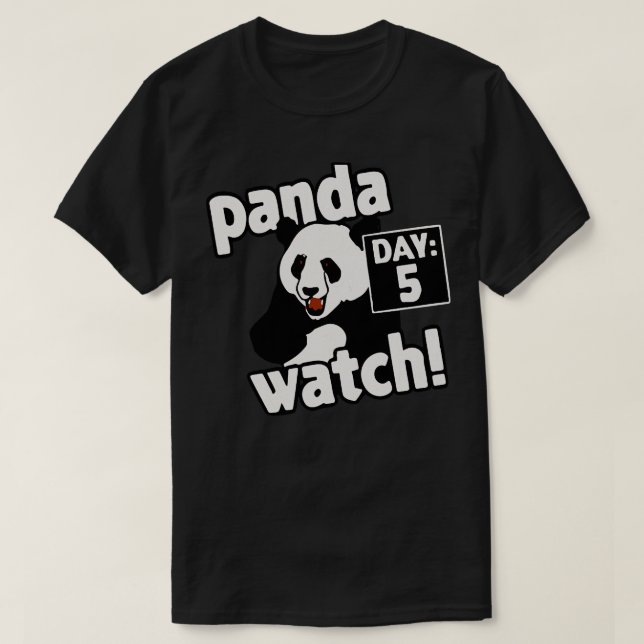 Panda Watch T Shirt (Design framsida)