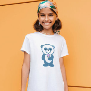 Panda with Ice Cream T Shirt