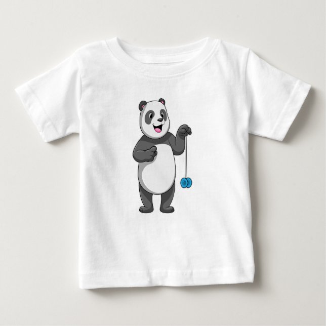 Panda with Yo-yo T Shirt (Framsida)