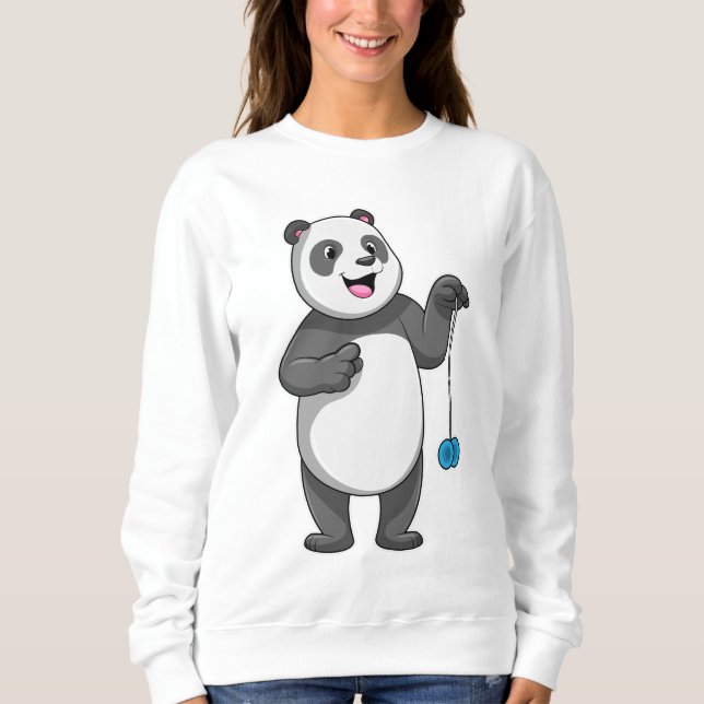 Panda with Yo-yo T Shirt (Framsida)