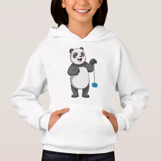 Panda with Yo-yo T Shirt (Framsida)