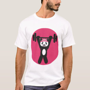 Panda Working out T Shirt